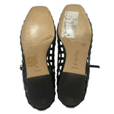 *Aeyde Uma Patent Leather Caged Cut-Out Mary Jane Flats w/Box,Size 38
