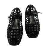 *Aeyde Uma Patent Leather Caged Cut-Out Mary Jane Flats w/Box,Size 38