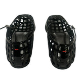 *Aeyde Uma Patent Leather Caged Cut-Out Mary Jane Flats w/Box,Size 38