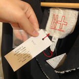 *NWT H+ Hannoh Wessel Virma Cashwool 4-Button Curved Notch Lapel Jacket Coat, Size FR 34=US 2