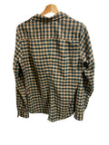 *Frank & Eileen Barry Cotton Flannel Plaid Check Long Sleeve Collared Button-Up Shirt, Size L