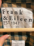 *Frank & Eileen Barry Cotton Flannel Plaid Check Long Sleeve Collared Button-Up Shirt, Size L