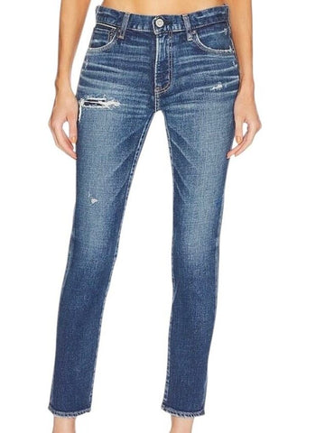 ^NWT Moussy Vintage Swillberg Distressed Mid-Rise Skiny Leg Jeans NWT, Size 29 (8)