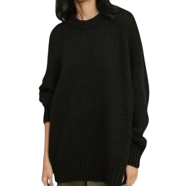 *Jenni Kayne Cocoon Alpaca Blend Chunky Rib Knit Oversized Crew Neck Pullover Sweater, Size XS