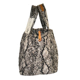 *MZ Wallace Small Metro Quilted Nylon Snake Dual Handle Tote Bag