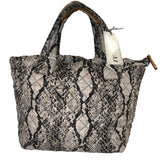 *MZ Wallace Small Metro Quilted Nylon Snake Dual Handle Tote Bag