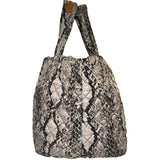 *MZ Wallace Small Metro Quilted Nylon Snake Dual Handle Tote Bag