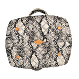 *MZ Wallace Small Metro Quilted Nylon Snake Dual Handle Tote Bag