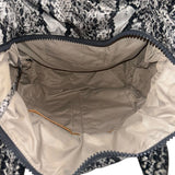 *MZ Wallace Small Metro Quilted Nylon Snake Dual Handle Tote Bag