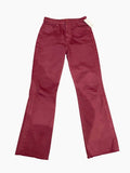 *Mother The Tripper Ankle Fray High-Rise Kick Flare Raw Hem Cropped Jeans, Size 27 (4)
