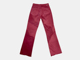 *Mother The Tripper Ankle Fray High-Rise Kick Flare Raw Hem Cropped Jeans, Size 27 (4)