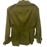 *Rag & Bone Lorenz Cotton Patch Pocket Zip Front Utility Military Jacket, Size XXS