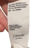 *Cleobella Jesse Cotton Riviera Floral Puff Sleeve Elastic V-Neck Tie-Back Midi Dress, Size S