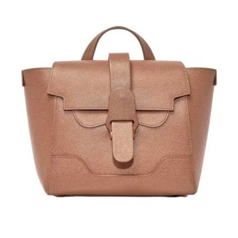 *Senreve Mini Maestra Pebbled Leather Buckle Flap Front 4-Way Convertible Backpack Crossbody Bag