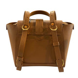 *Senreve Mini Maestra Pebbled Leather Buckle Flap Front 4-Way Convertible Backpack Crossbody Bag