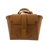 *Senreve Mini Maestra Pebbled Leather Buckle Flap Front 4-Way Convertible Backpack Crossbody Bag