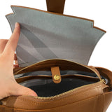 *Senreve Mini Maestra Pebbled Leather Buckle Flap Front 4-Way Convertible Backpack Crossbody Bag