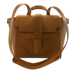 *Senreve Mini Maestra Pebbled Leather Buckle Flap Front 4-Way Convertible Backpack Crossbody Bag