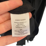 *Veronica Beard Louama Silk Crepe de Chine Long Sleeve Tie-Neck Ruffle Trim Blouse Top, Size 6