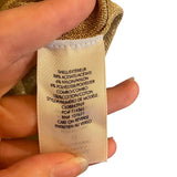 *Alice + Olivia Dia Metallic Contrast Removable Beaded Collar Pullover Sweater, Size XS