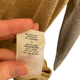 *Alice + Olivia Dia Metallic Contrast Removable Beaded Collar Pullover Sweater, Size XS