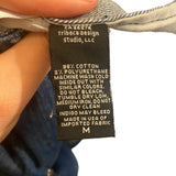 *Nili Lotan Cotton Denim Zip Front Boxy Utility Safari Jacket, Size M