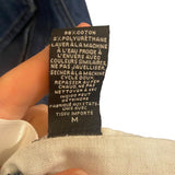 *Nili Lotan Cotton Denim Zip Front Boxy Utility Safari Jacket, Size M