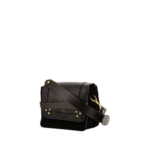 ^Jerome Dreyfuss Nicolas Snake Embossed Flap Front Adjustable Strap Crossbody Bag