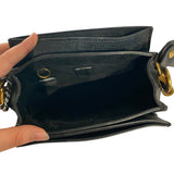 *Jerome Dreyfuss Nicolas Snake Embossed Flap Front Adjustable Strap Crossbody Bag