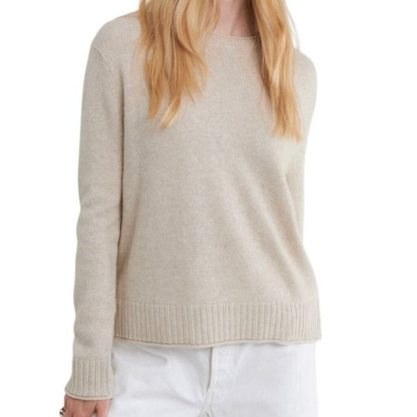 ^Jenni Kayne Wool & Cashmere Classic Crew Neck Pullover Sweater, Size XS