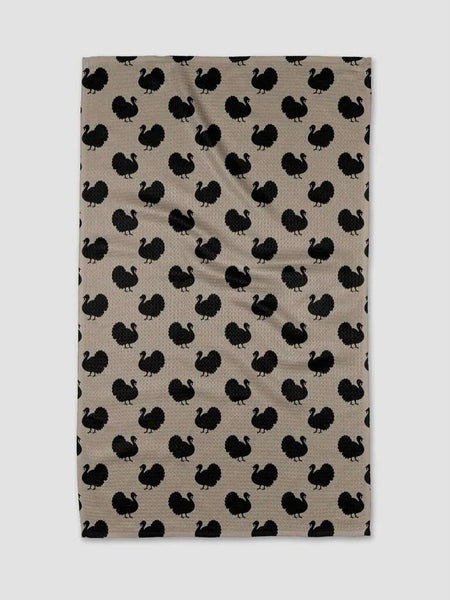 Geometry Gobble Thanksgiving Tea Towel