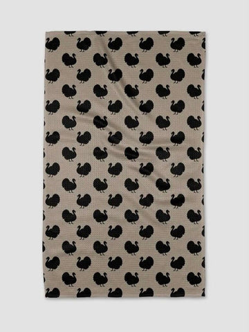 Geometry Gobble Thanksgiving Tea Towel