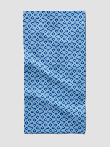 Geometry Hanukkah Tradition Bar Towel