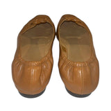 *FRAME Le Collina Leather Square Toe Braided Detail Slip-On Ballet Slipper Flats, Size 40