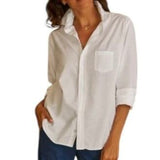 *Frank & Eileen Eileen Fit Cotton Solid Long Sleeve Button-Up Shirt, Size S