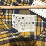 *Frank & Eileen Silvio Fit Plaid Flannel Long Sleeve Collared Button-Up Shirt, Size M