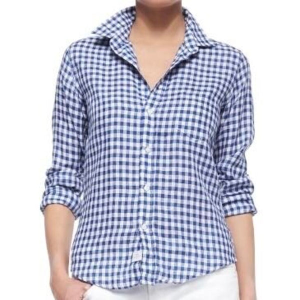 ^Frank & Eileen Eileen Fit Cotton Gingham Long Sleeve Button-Up Shirt, Size M