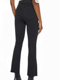 *Mother The Hustler Ankle Fray High-Rise Kick Flare Leg Raw Hem Jeans, Size 26 (2)