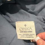 *Omika Karima Modal Floral Quilted Snap-Up High Collar Jacket, Size M