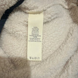 *THE GREAT. Outdoors The Plush Terrain Floral & Fleece Half-Zip Sherpa Pullover Jacket, Size S