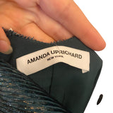 *Amanda Uprichard Middleton Ansella Burnout Sleeveless High Neck Tie-Back Top, Size L