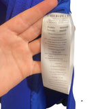 *Emilio Pucci Wool & Cashmere Sleeveless Collared Zip-Up Side Slits Poncho Cape Coat, Size 6