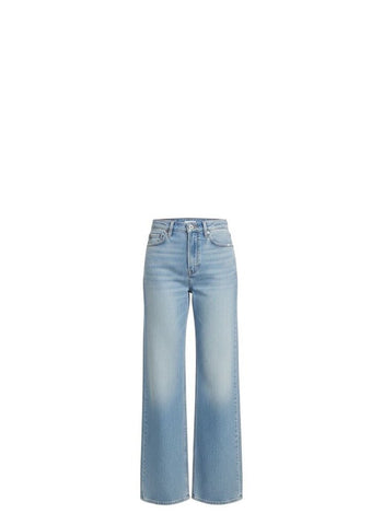 *7 For All Mankind Lotta Cotton & Linen Faded High-Rise Wide Leg Jeans, Size 28 (6)