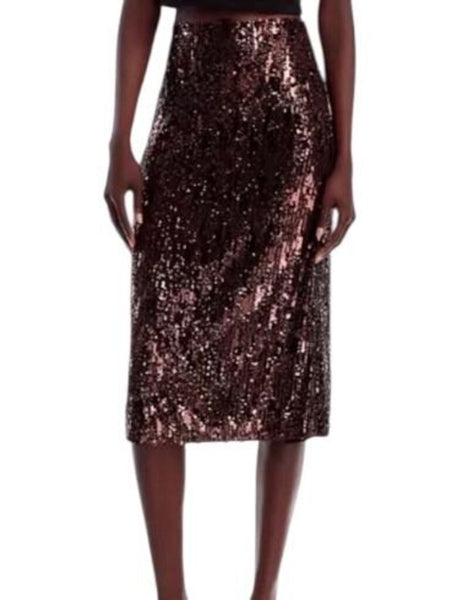 Vanessa Bruno Dirma Sequin Pencil Midi Skirt, Size FR 34=US 2