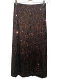 *Vanessa Bruno Dirma Sequin Pencil Midi Skirt, Size FR 34=US 2