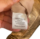 *Tuckernuck x India Hicks London Metallic A-Line Midi Skirt, Size 0