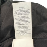 *Lucky Brand Lamb Leather & Sherpa Collared Full-Zip Bomber Jacket, Size S