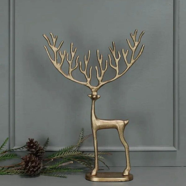 HomArt Brass Bergen Small Reindeer