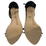 *NIB Badgley Mischka Logan Rhinestone Straps Double Ankle Straps Stiletto Heel Sandals, Size 9.5