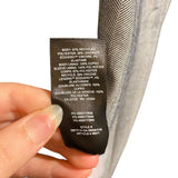 *Babaton Lara Herringbone Stripe Single Breasted Two Button Long Blazer Jacket, Size XS